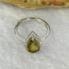 Natural Orange Opal In 925 Sliver Ring 1.97g 7.9 by 6.3 by 4.5 mm - Huangs Jadeite and Jewelry Pte Ltd