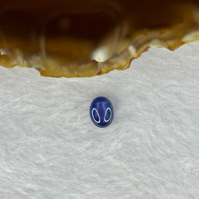 Natural Blue Star Sapphire Cabochon 3.55ct 9.1 by 7.0 by 5.0mm - Huangs Jadeite and Jewelry Pte Ltd