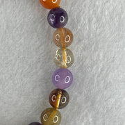 Natural Multi Treasures Mixed Quartz Beads Bracelet 15.99g 16cm 7.8mm 25Beads - Huangs Jadeite and Jewelry Pte Ltd