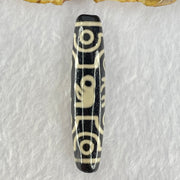 Natural Powerful Tibetan Old Oily Agate 8 Eyes Om Mani Padme Hum Dzi Bead Heavenly Master (Tian Zhu) 六字箴言八眼天珠 15.06g 58.8 by 12.9mm - Huangs Jadeite and Jewelry Pte Ltd