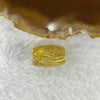Good Grade Natural Golden Rutilated Quartz Crystal Lulu Tong Barrel 天然金顺发晶水晶露露通桶 
3.38g 16.1 by 11.1mm - Huangs Jadeite and Jewelry Pte Ltd
