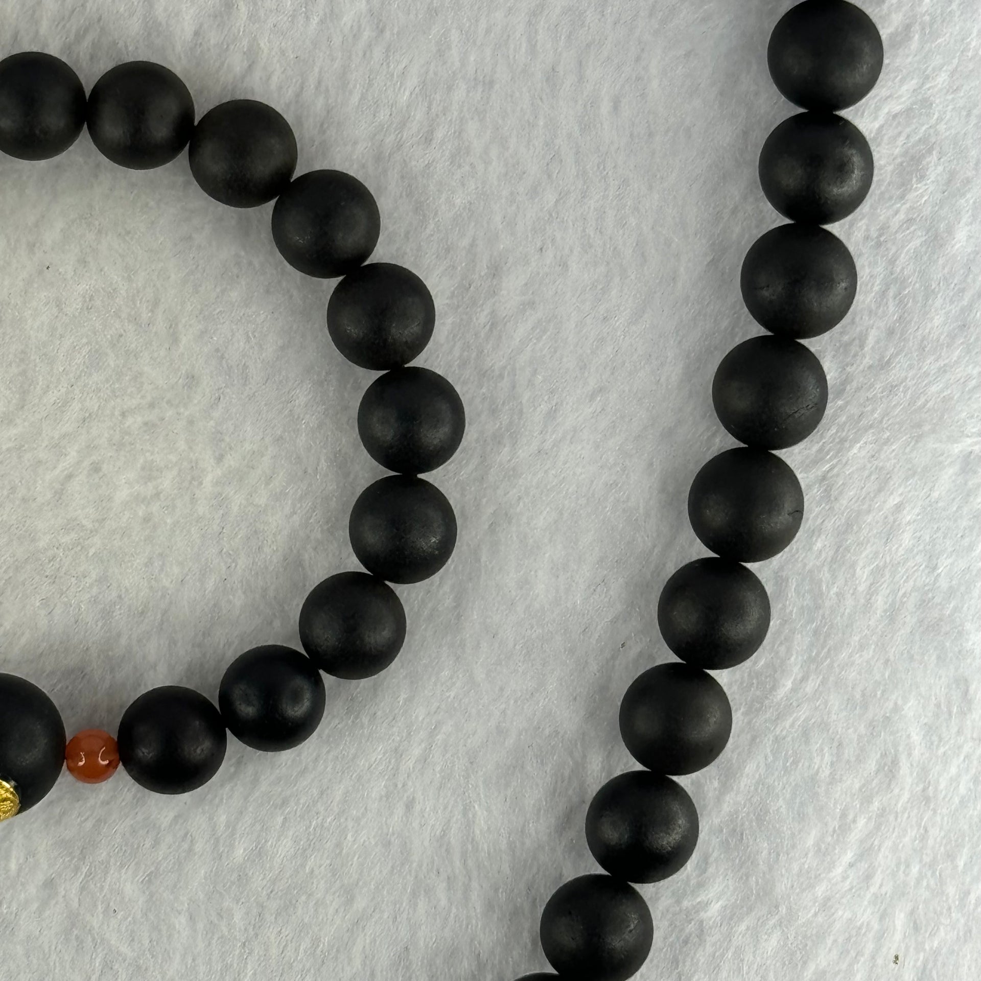 Very Very Good Grade Opaque Natural Dark Matt Black Amber Beads Jewelry Set Total Weight 42.60g Bracelet 16.5cm 10.1mm 17 Beads 13.6mm 1 Bead, Necklace 10.5mm 43 Beads 12.5mm 1 Bead - Huangs Jadeite and Jewelry Pte Ltd