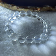 Natural Clear Quartz Beads Bracelet 25.89g 15cm 10.1mm 19 Beads - Huangs Jadeite and Jewelry Pte Ltd