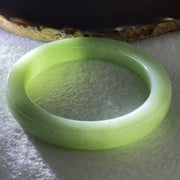 Natural Green Aventurine Bangle 48.11g Inner Diameter 58.4mm 9.8 by 10.0mm (Close to Perfect) - Huangs Jadeite and Jewelry Pte Ltd
