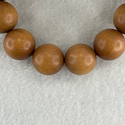 Certified Natural Sandalwood Beads Bracelet 43.90g 18cm 18.0mm 13Beads - Huangs Jadeite and Jewelry Pte Ltd