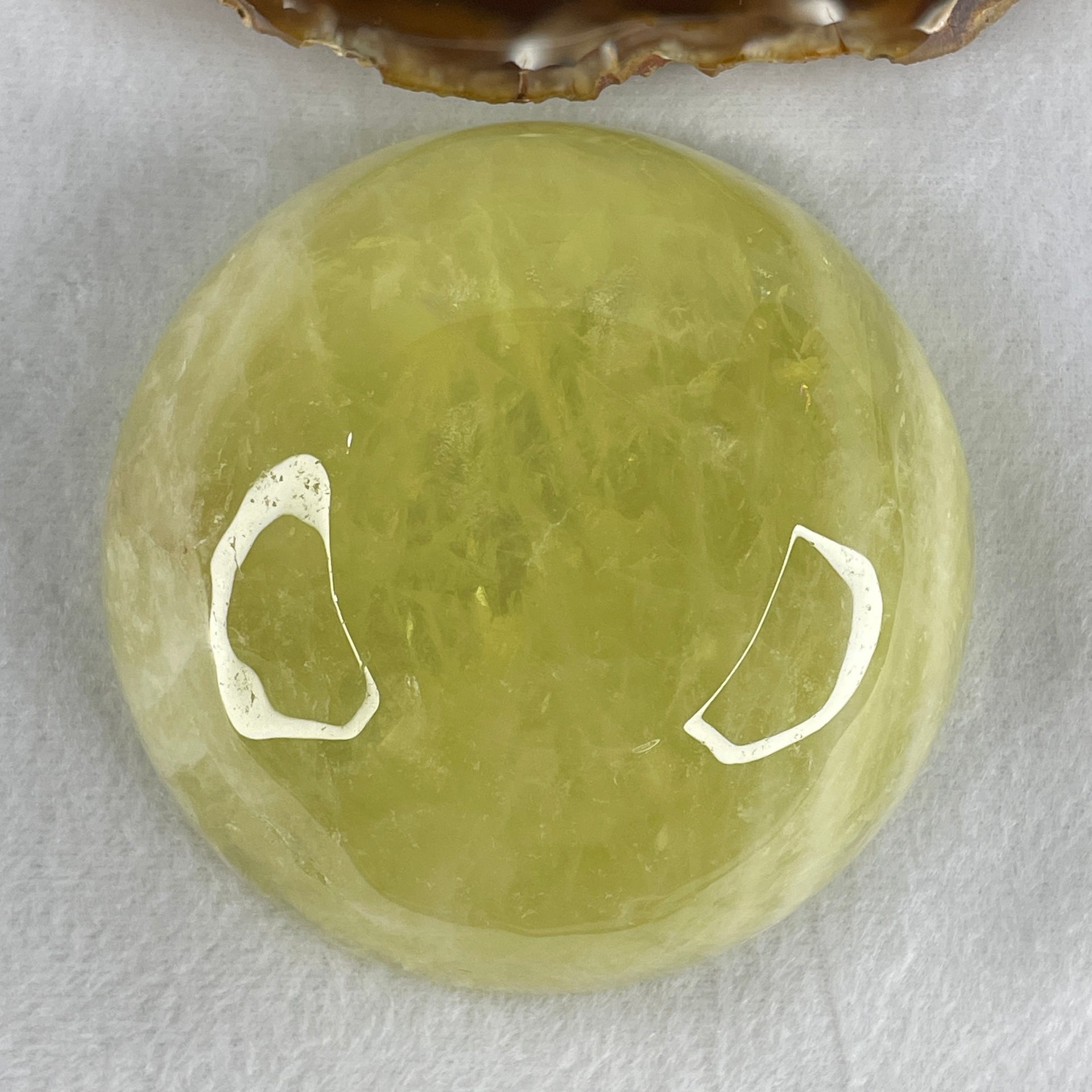 Natural Citrine Bowl Display 314.57g 96.8 by 42.5mm - Huangs Jadeite and Jewelry Pte Ltd