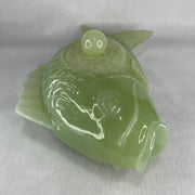 Natural-Green-Serpentine-Carp-Fish-Pot-Display-2,525.3g-250.0-by-150.0-by-105.0mm