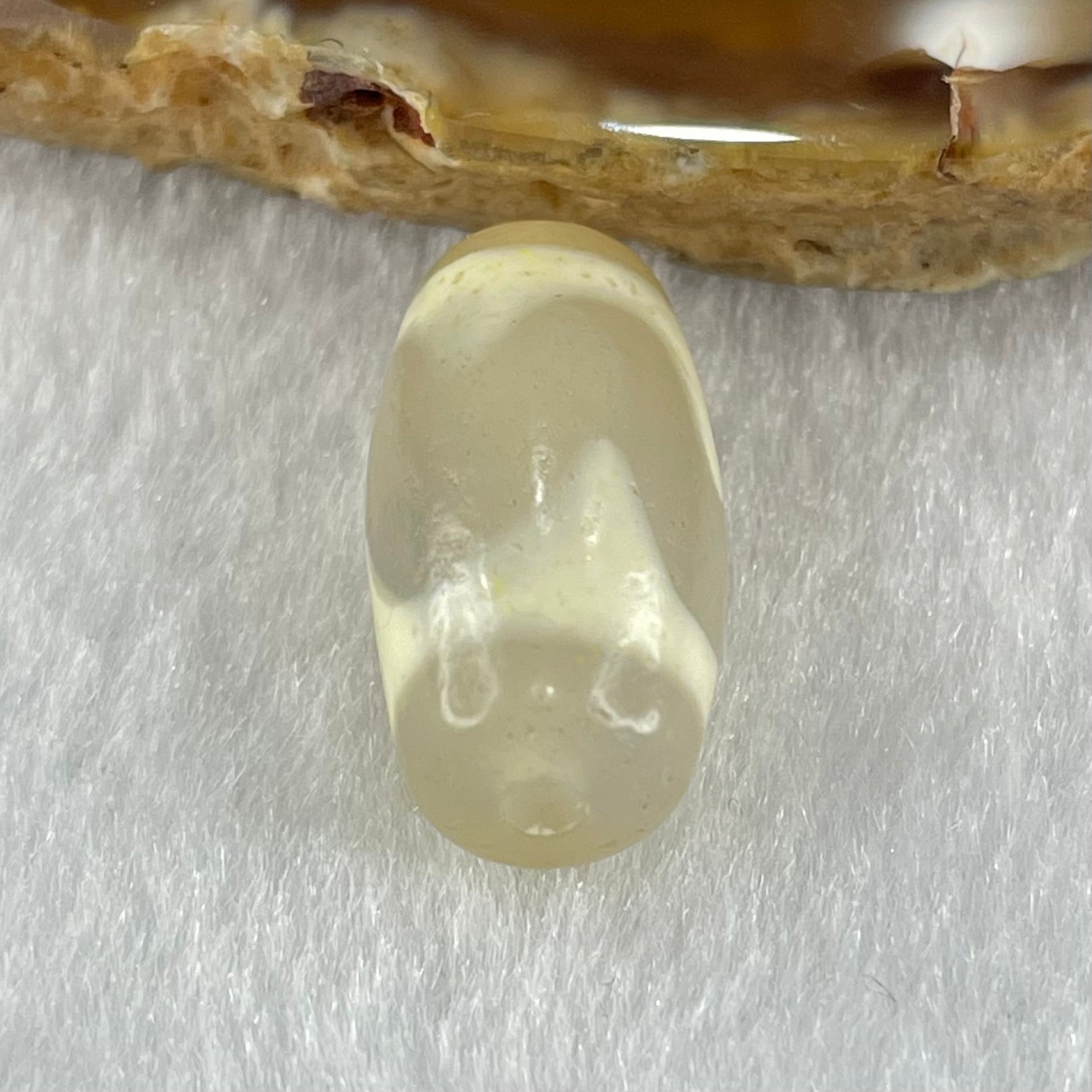 Natural Powerful Tibetan Old Oily Agate Tiger Tooth Daluo Dzi Bead Heavenly Master (Tian Zhu) 虎呀天诛 3.31g 19.8 by 10.5mm - Huangs Jadeite and Jewelry Pte Ltd