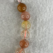 Natural Multi treasures Quartz Beads Bracelet 17.08g 15.5cm 8.3mm 23Beads - Huangs Jadeite and Jewelry Pte Ltd