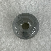 Type A Green Light Lavender With Wuji Grey Piao Hua Jadeite Ping An Kou Charm/Pendant 2.42g 13.3 by 7.1mm - Huangs Jadeite and Jewelry Pte Ltd