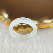 Natural Transparent White Agate Ring 2.31g 5.3 by 3.2mm US6.9 HK15 - Huangs Jadeite and Jewelry Pte Ltd
