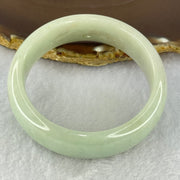 Type A Light Green with Yellow Spots Jadeite Bangle Internal Diameter 54.9mm 68.52g 16.4 by 8.7mm (Close to Perfect) - Huangs Jadeite and Jewelry Pte Ltd