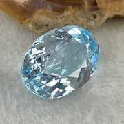 Natural Sky Blue Topaz Oval Shape 14.46ct 18.6 by 13.1 by 7.6mm - Huangs Jadeite and Jewelry Pte Ltd