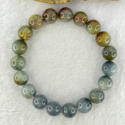 Good Grade Natural Blue Rutilated Quartz Bracelet 32.71g 17.5cm 11.0mm 19 Beads - Huangs Jadeite and Jewelry Pte Ltd
