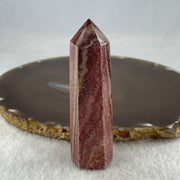Natural Red Rhyolite Jasper Tower Display 64.59g 23.7 by 19.5 by 84.8mm - Huangs Jadeite and Jewelry Pte Ltd
