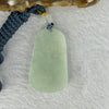 Type A Light Green Jadeite Shan Shui with Benefactor Pendent 12.46g 38.3 by 23.6 by 5.9mm - Huangs Jadeite and Jewelry Pte Ltd