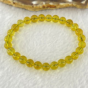 Natural Purple Honey Amber Beads Bracelet 天然紫蜜琥珀手链 3.33g 7.1mm 27 Beads - Huangs Jadeite and Jewelry Pte Ltd