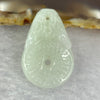 Type A Green Jadeite Ping An Kou Donut 平安扣 4.29g 17.4 by 26.3 by 5.0mm - Huangs Jadeite and Jewelry Pte Ltd