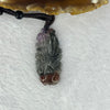 Natural Auralite 23 Nine Tail Fox Pendent 天然极光23九尾狐牌 6.29g 37.8 by 18.3 by 5.5mm - Huangs Jadeite and Jewelry Pte Ltd