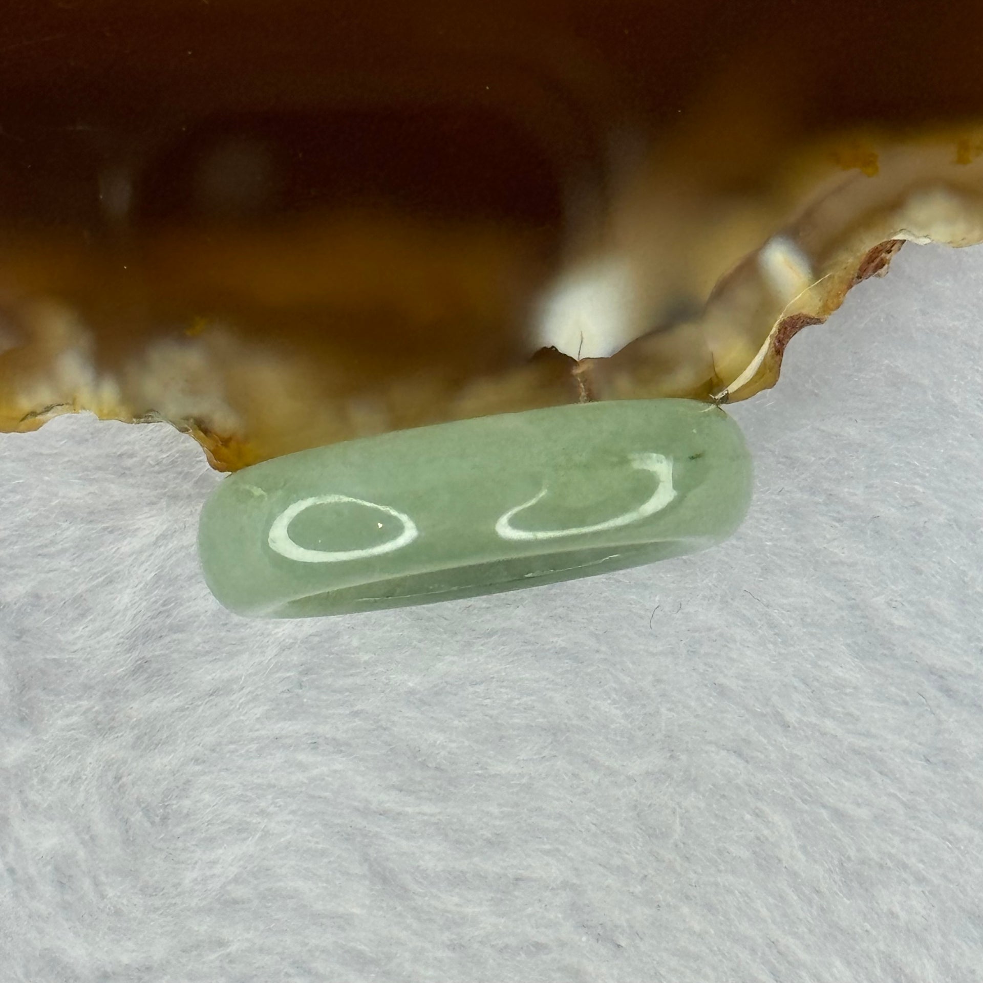 Type A Medium Green Jadeite Ring 3.64g 6.1 by 3.5mm US7/HK15.5 (External Line) - Huangs Jadeite and Jewelry Pte Ltd