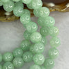 Type A Apple Green Jadeite Beads Necklace 88 Beads 7.7mm 65.33g - Huangs Jadeite and Jewelry Pte Ltd