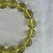 Natural Libyan Moldavite Meteorite Crystal Beads Bracelet 41.02g 18cm 13.1mm 16 Beads - Huangs Jadeite and Jewelry Pte Ltd