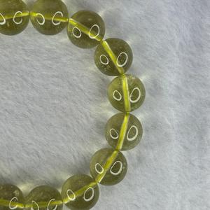 Natural Libyan Moldavite Meteorite Crystal Beads Bracelet 41.02g 18cm 13.1mm 16 Beads - Huangs Jadeite and Jewelry Pte Ltd