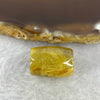 Good Grade Natural Golden Rutilated Quartz Crystal Lulu Tong Barrel 天然金顺发晶水晶露露通桶 
5.02g 17.3 by 12.8mm - Huangs Jadeite and Jewelry Pte Ltd