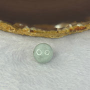 Type A Lavender with Sky Blue and Yellowish Green Patches Jadeite Bead for Bracelet/Necklace/Earrings/Ring 4.04g 13.4mm - Huangs Jadeite and Jewelry Pte Ltd