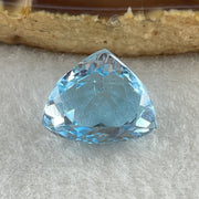 Natural Sky Blue Topaz Trillion Shape 9.26ct 12.9 by 11.2 by 8.9mm - Huangs Jadeite and Jewelry Pte Ltd