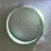 Type A Deep Green and Lavender Piao Hua Jadeite Bangle 27.61g Internal Diameter 52.4mm 12.6 by 5.5mm (Internal Line) - Huangs Jadeite and Jewelry Pte Ltd