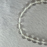 Natural Clear Quartz Bracelet 天然白水晶手链 18.62g 16.5cm 8.4mm 24 Beads - Huangs Jadeite and Jewelry Pte Ltd
