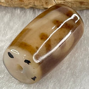 Natural Powerful Tibetan Old Oily Agate Patina Guiren Tairen Human Dzi Bead Totem Amulet Heavenly Master (Tian Zhu) 贵人天诛 4.98g 20.0 by 11.9mm - Huangs Jadeite and Jewelry Pte Ltd