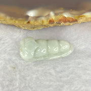Type A Green Pea Pod Jadeite 2.85g 11.0 x 24.1 x 5.8mm - Huangs Jadeite and Jewelry Pte Ltd