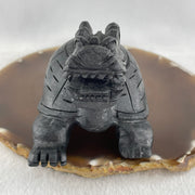 Rare Natural Tibetan Meteorite Tektite Dragon Turtle Display 392.0g 91.0 by 65.4 by 66.5mm - Huangs Jadeite and Jewelry Pte Ltd