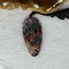 Natural Auralite 23 Nine Tail Fox Pendent 天然极光23九尾狐牌 10.91g 42.8 by 21.6 by 9.2mm - Huangs Jadeite and Jewelry Pte Ltd
