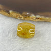 Good Grade Natural Golden Rutilated Quartz Crystal Lulu Tong Barrel 天然金顺发晶水晶露露通桶 
4.72g 14.7 by 13.5mm - Huangs Jadeite and Jewelry Pte Ltd