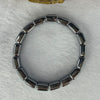 Natural Hematite Bracelet 18.70g 13cm 12.9 by 9.2 by 5.5mm 17 pcs - Huangs Jadeite and Jewelry Pte Ltd