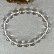 Natural Clear Quartz Bracelet 天然白水晶手链 30.43g 17cm 10.6mm 19 Beads - Huangs Jadeite and Jewelry Pte Ltd