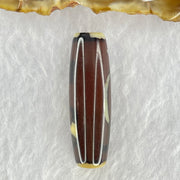 Natural Powerful Tibetan Old Oily Agate Ruyi Dzi Bead Heavenly Master (Tian Zhu) 如意天珠 8.79g 37.8 by 12.1mm - Huangs Jadeite and Jewelry Pte Ltd