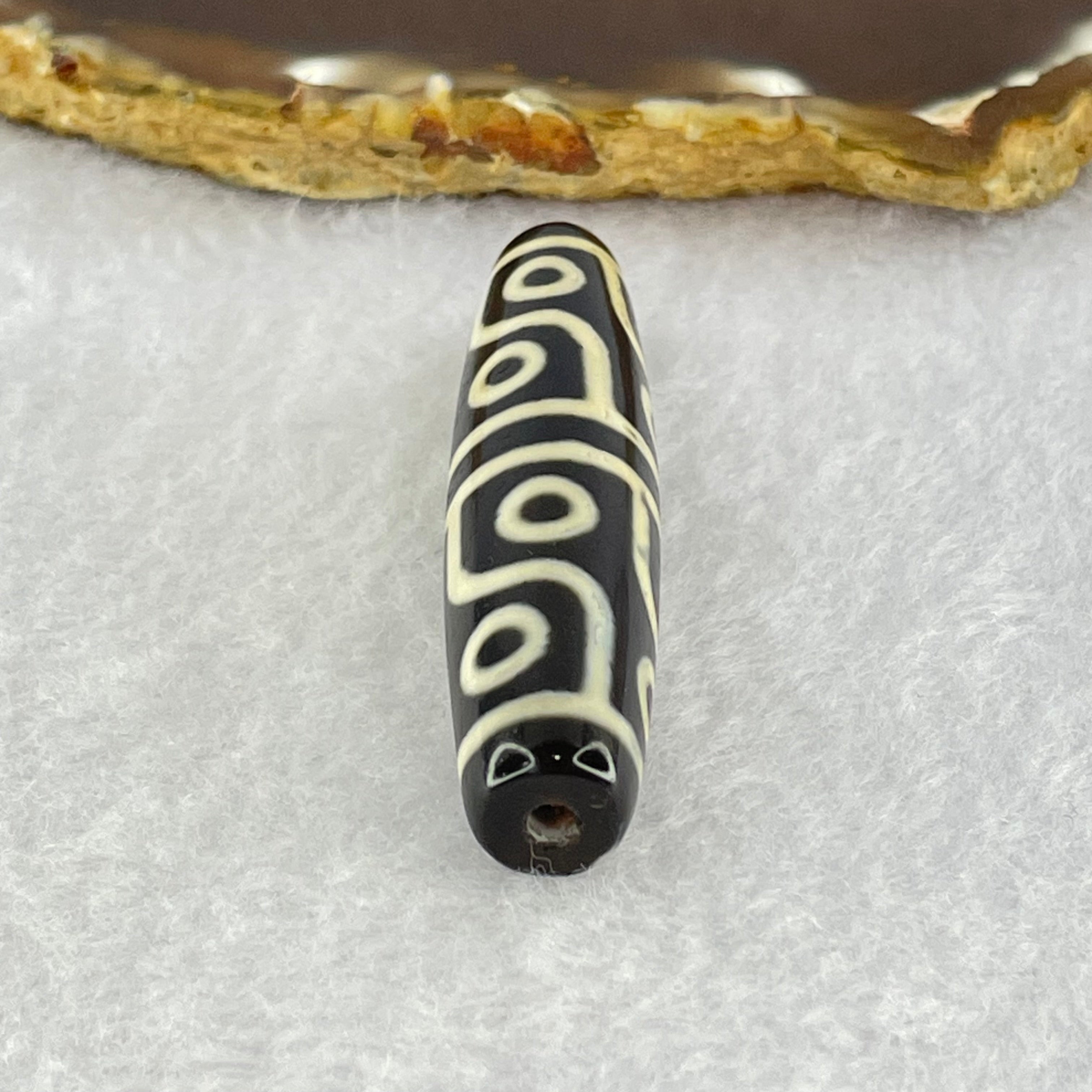 老鉱瑪瑙天珠　老天珠　龍王神天珠　玉化老天珠　天珠　老天珠 D7B Joys Dzi Crystal 乐缘天珠晶品阁西藏老天珠老矿玛瑙龙眼天