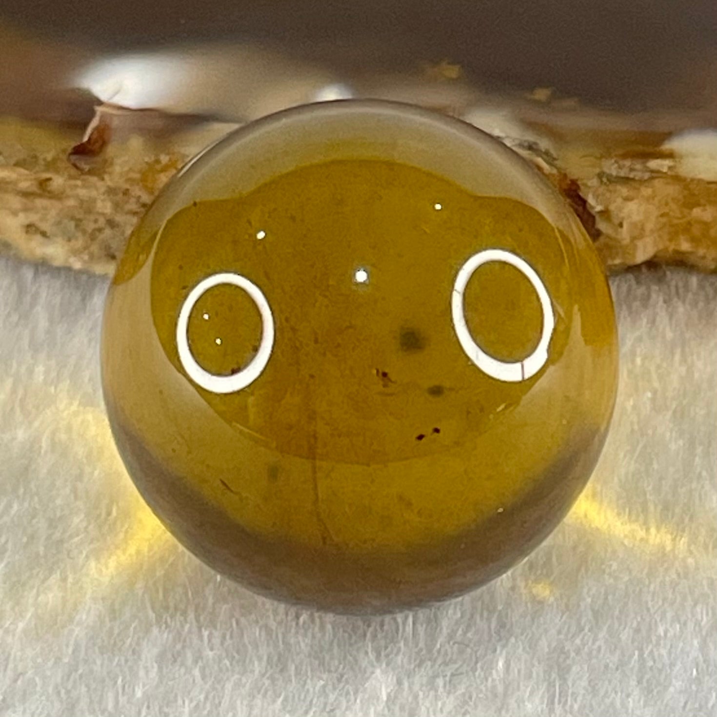 Natural Yellow Amber For Setting 5.00g 21.0mm - Huangs Jadeite and Jewelry Pte Ltd