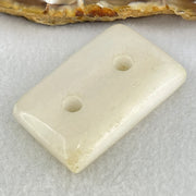 Antique Natural White Nephrite 26.34g 43.7 by 27.0 by 10.0mm - Huangs Jadeite and Jewelry Pte Ltd