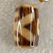 Natural Powerful Tibetan Old Oily Agate Patina Guiren Tairen Human Dzi Bead Totem Amulet Heavenly Master (Tian Zhu) 贵人天诛 4.67g 20.0 by 11.5mm - Huangs Jadeite and Jewelry Pte Ltd