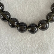 Natural Smoky Quartz Beads Bracelet 24.38g 15.5cm 10.2mm 19 Beads - Huangs Jadeite and Jewelry Pte Ltd