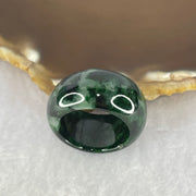 Opaque Type A Old Mine Spicy Green Jadeite Ring 9.56g 12.6 by 4.5mm US8 HK17.8 - Huangs Jadeite and Jewelry Pte Ltd