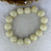 Type A Light Yellow Jadeite Beads Bracelet 70.07g 14.1 mm 15 Beads - Huangs Jadeite and Jewelry Pte Ltd