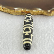 Natural Powerful Tibetan Old Oily Agate 8 Nectar Vessel Dzi Bead Heavenly Master (Tian Zhu) 花蜜容器眼天珠 14.98g 59.8 by 13.1mm - Huangs Jadeite and Jewelry Pte Ltd