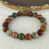 Natural Mixed Colour Phantom Quartz Bracelet 30.31g 17cm 10.7mm 19 Beads - Huangs Jadeite and Jewelry Pte Ltd