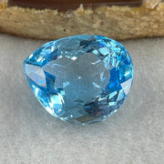 Natural Sky Blue Topaz Teardrop Shape 14.58ct 16.5 by 13.2 by 8.4mm - Huangs Jadeite and Jewelry Pte Ltd
